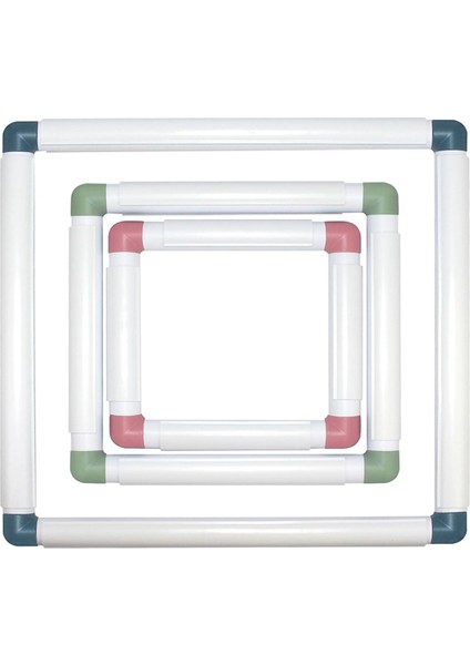 3 Paket Kare Nakış Çemberleri Çapraz Dikiş Çemberleri Yumruk Iğne Çemberleri Nakış Kapitone Çerçevesi, Gösterildiği Gibi (Yurt Dışından)