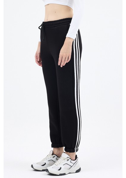 Siyah Yan Şerit Detaylı Kadın Eşofman 9209M fırsatları