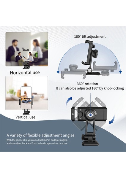 Arca Qr Tabanlı Telefon Tripod Montaj Adaptörü, Soğuk Ayakkabı, 360 ° Döner 180 ° Eğim, iPhone 15 Pro Max ile Telefon Tutucu (Yurt Dışından) fırsatları