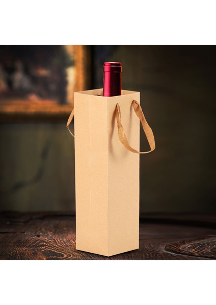 12 Paket Sağlam Kahverengi Kraft Kağıt Torbalar Sağlam Ipli - 4 Inç x 4inch x 13.8inch - Şarap, Hediyeler, Perakende, Alışveriş, Mal, Bakkal, Parti Için Ideal (Yurt Dışından) indirimleri