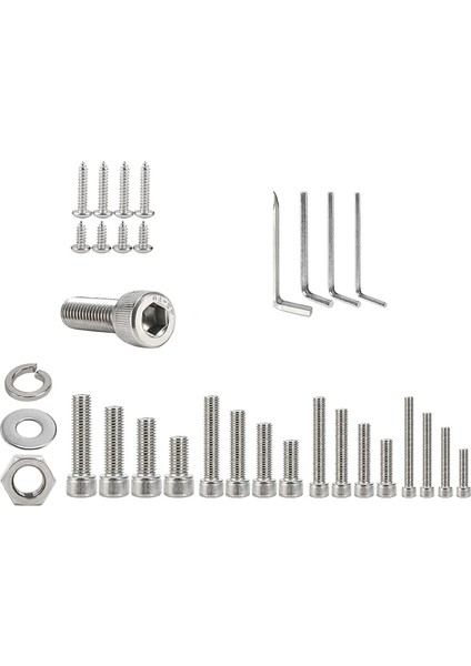 890PCS M3-M6 Vida Çeşitleri, Cıvatalar ve Fındık Kiti, Soket Baş Kapak Vidaları Altıgen Kafa Vidaları Çeşitlilik Seti (Yurt Dışından) indirimleri