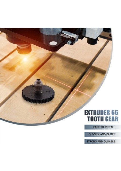 Topçu Sidewinder Için 66 Dişli Paslanmaz Çelik ve Aero Ekstrüder Besleme Dişlisi Için Plastik Ekstrüder Dişli (Yurt Dışından) modelleri