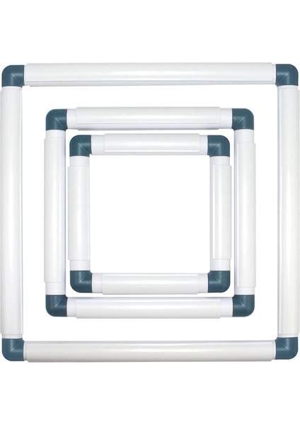 3 Paket Kare Nakış Çemberleri Çapraz Dikiş Çemberleri Yumruk Iğne Çemberleri Nakış Kapitone Çerçevesi, Mavi (Yurt Dışından)