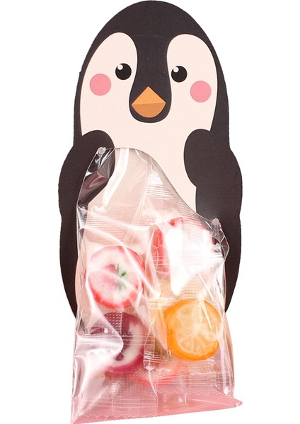 Karikatür Hayvan Şeker Çantası Hediye Çantası Sevimli Tavşan Aslan Atıştırmalık Kurabiye Çantası Orman Doğum Günü Parti Bebek Duş Dekorasyonu B (Yurt Dışından)