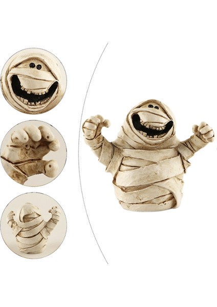 Cadılar Bayramı Masa Dekorasyonları Mükemmel Hediye, Cadılar Bayramı Dekorasyonları Gotik Ürkütücü Mumya Reçine Heykelcik (Yurt Dışından) indirimleri