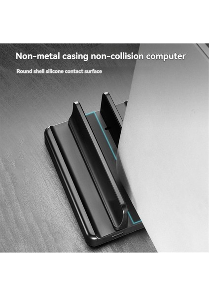 Vaydeer Ayarlanabilir Dikey Dizüstü Bilgisayar Standı Tutucu Dikey Braket Montaj - Uzay Tasarrufu Düzenleyicisi Siyah (Yurt Dışından) modelleri