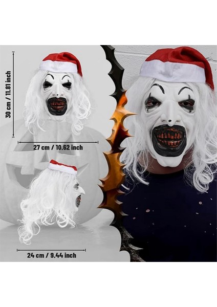 Terrier Maske Killer Palyaço Maskesi Korkunç Joker Kostümü Cadılar Bayramı Korku Yetişkin Erkek Kadınlar Için Ürpertici Maske (Yurt Dışından) fiyatları