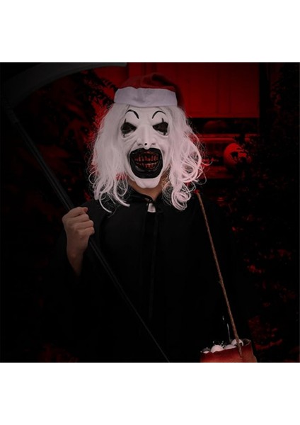 Terrier Maske Killer Palyaço Maskesi Korkunç Joker Kostümü Cadılar Bayramı Korku Yetişkin Erkek Kadınlar Için Ürpertici Maske (Yurt Dışından) fırsatları