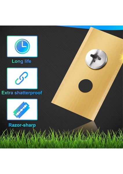 18 Adet Yedek Bıçaklar Mammotion Luba &amp; Yuka All Series, Titanyum Değiştirme Robotik Çim Makinesi Bıçakları Için Uyumlu Bıçaklar (Yurt Dışından) fiyatları