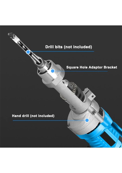 Iki Pack Kare Delik Matkap Bitleri Adaptör Matkap Bit Tutucu Profesyonel Aksesuar Adaptör Zahmetli Matkap Bit (Yurt Dışından) indirimleri