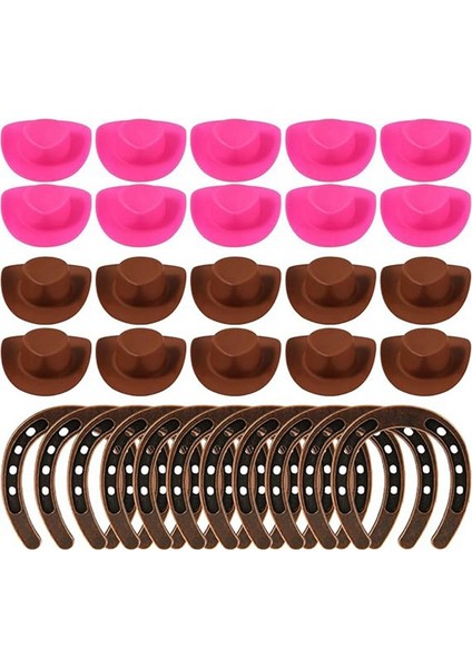 30PCS Minicowboy Şapkası, Mini Nalım (Yurt Dışından)