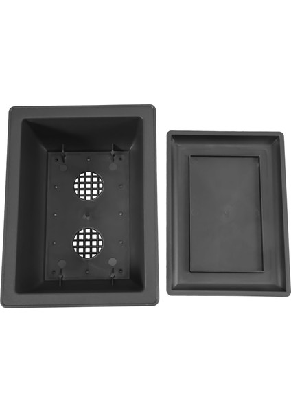 6 Paket Bonsai Eğitim Tencereleri Tepsiyle Plastik Bonsai Bitkileri Bahçe Yard Salon Oturma Odası Için Tencereye Büyüyen 22.5X16.5CM (Yurt Dışından)