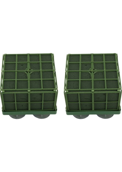 2 Adet Kare Çiçek Köpük Kafes Çiçek Standı Çiçek Köpük ve Vantuz Ile, Düğün Masası Merkezinde Çiçek Aranjmanı Için (Yurt Dışından)