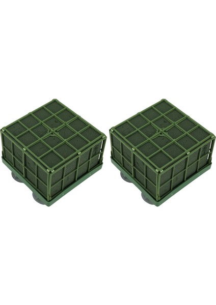 2 Adet Kare Çiçek Köpük Kafes Çiçek Standı Çiçek Köpük ve Vantuz Ile, Düğün Masası Merkezinde Çiçek Aranjmanı Için (Yurt Dışından) fiyatları