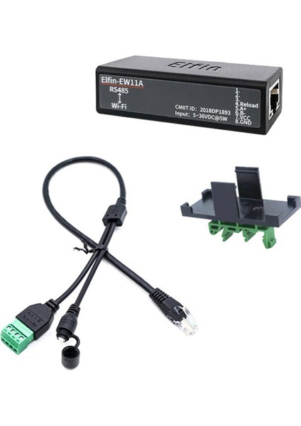 Elfin Seri Port RS485-WIFI Seri Cihaz Sunucusu ELFIN-EW11A Destek Tcp/ıp Telnet Modbus Tcp Protokolü Iot Veri Aktarımı (Yurt Dışından)