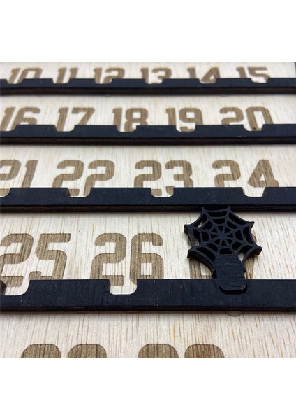 Cadılar Bayramı Tatil Masaüstü Dekorasyonu Cadılar Bayramı, Geri Sayım Takvimi, El Yapımı Diy Ahşap Cadılar Bayramı Dekor Hediyeleri (Yurt Dışından) indirimleri