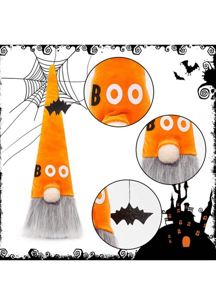 Cadılar Bayramı Yüzsüz Bebek Yarasa Daimi Cüce Peluş Bebek Cadılar Bayramı Dekorasyon Seti B (Yurt Dışından) fırsatları