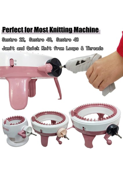 Sentro Örgü Örgü Makinesi Adaptörü Için Örgü Makinesi Matkap Ekleme 3 Sentro 22 Sentro 40 Sentro 48 Için Hızlı Örgü (Yurt Dışından) indirimleri
