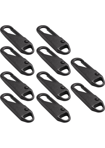 10 Adet Fermuar Yedek Fermuarlı Onarım Kiti Fermuar Kaydırıcı Çekme Sekmesi Evrensel Fermuarlı Düzeltici Metal Fermuarlı Kafa (Siyah) (Yurt Dışından) fiyatları