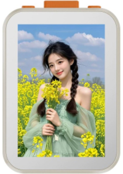 RK-X40H Kablosuz Selfie Monitör Ekranı 850MAH Bluetooth Deklanşör Focus Ayarı Telefon Stand Selfie Vlog Beyaz (Yurt Dışından)