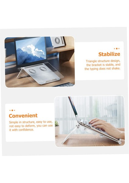 Dizüstü Bilgisayar Soğutma Standı Dizüstü Bilgisayar Soğutma Pedi Çift Fan Taşınabilir Dizüstü Soğutucu Sessiz Katlanabilir Tablet Stand (Yurt Dışından) indirimleri