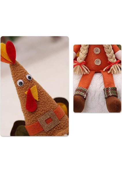 Gnome Peluş Hindi Süsü El Yapımı Isveç Mr &amp; Bayan Ev Için Gnomes Ev Sonbahar Hasat Partisi Malzemeleri Dekorasyonlar (Yurt Dışından) fırsatları