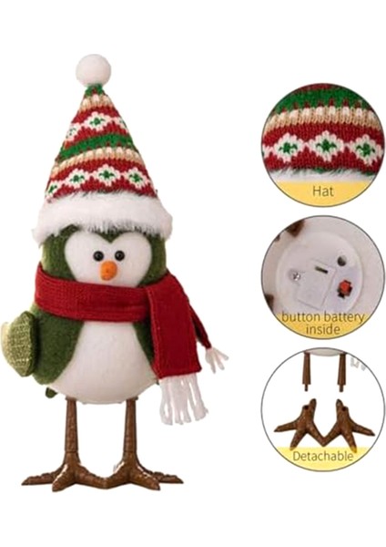 Aydınlatılmış Kuş Lambası Süsleme Masa Peluş Peluş Dekorasyonlar Bebekler Heykelcik Yaratıcılar Pencere Dekor Partisi Malzemeleri A (Yurt Dışından) modelleri