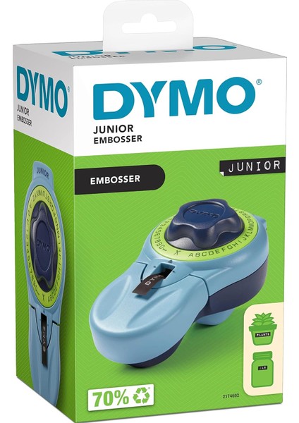 Junior Etiket Kabartma Aleti, Yetişkinler ve Çocuklar Tarafından Rahat Kullanım Için Tasarlanmış Ergonomik Etiket Cihazı, Ev Ihtiyaçları Için