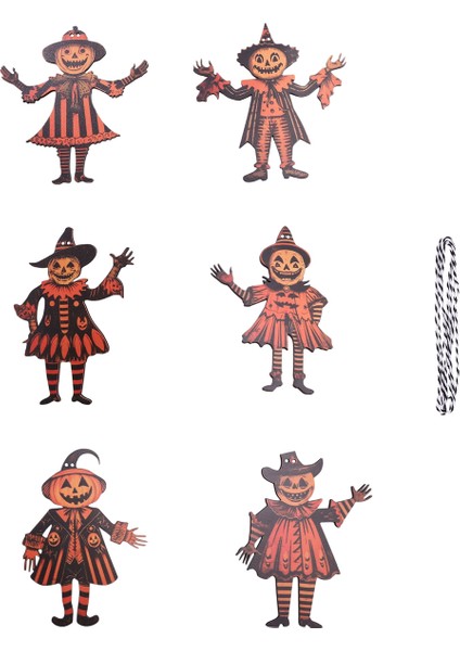 Cadılar Bayramı Vintage Bunting Ahşap Cadılar Bayramı Banner Asır Vintage Çiftlik Banner Cadılar Bayramı Dekorasyonları Halat A (Yurt Dışından) modelleri