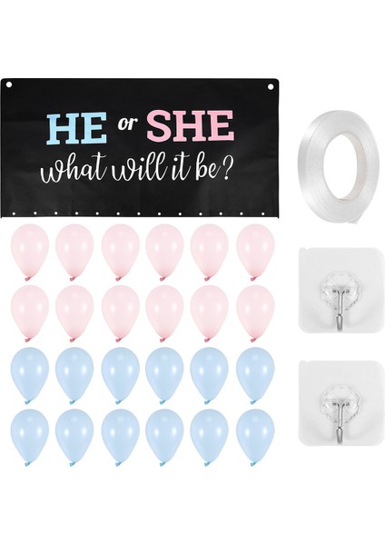 Cinsiyetinize Mükemmel Katkı Partisi Malzemeleri Malzemeleri Cinsiyet Balon Bag Erkek Veya Kız (Yurt Dışından)