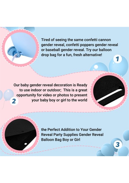 Cinsiyetinize Mükemmel Katkı Partisi Malzemeleri Malzemeleri Cinsiyet Balon Bag Erkek Veya Kız (Yurt Dışından) indirimleri