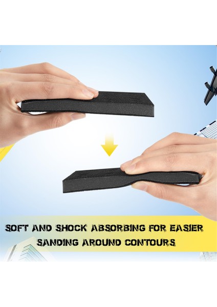 4 Pcs Yumuşak Siyah Köpük Zımparalama Pedleri Arayüz Festool RS400 LS130 Zımpara Için Zımpara Padi (Yurt Dışından) fiyatları