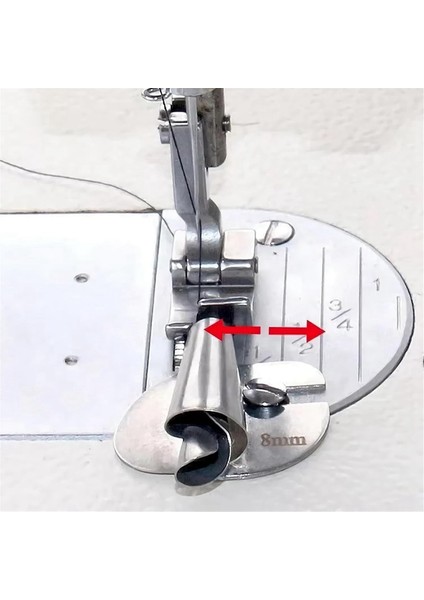 4pcs Dikiş Haddelenmiş Hemmer Ayağı, 7mm Genişliğinde Havalandırılmış Hem Dikiş Makinesi Basın Ayak Dikiş Haddelenmiş Hemmer Ayağı (Yurt Dışından) indirimleri