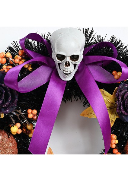 Cadılar Bayramı Dekorasyonu Yeni Çelenk Simülasyonu Cadılar Bayramı Kabak Korku Kolye Kafatası Cadılar Bayramı Çelenk (Yurt Dışından) fiyatları