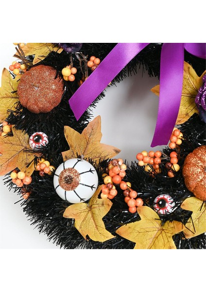 Cadılar Bayramı Dekorasyonu Yeni Çelenk Simülasyonu Cadılar Bayramı Kabak Korku Kolye Kafatası Cadılar Bayramı Çelenk (Yurt Dışından) fırsatları