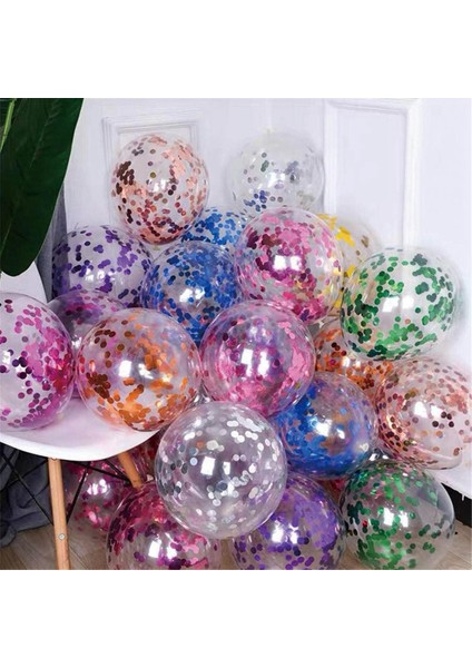 10G Konfeti Payet Balonu Konfeti Altın Gümüş Çok Renkli Payetler Doğum Günü Partisi Düğün Atış Payetleri ile Dolu (Yurt Dışından) modelleri