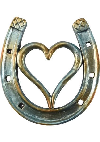 El Yapımı At Nalı, Dökme At Nalı Duvar Dekor, Iyi Şanslı At Nalı, Elle Dökme At Nalı Aşk Duvar Dekor B (Yurt Dışından)