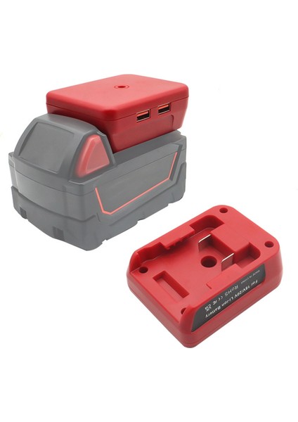 Milwaukee 18V Li-Ion Pil M18 48-11-1880 Için Çift USB Fast Charger Portlu Pil Adaptörü (Yurt Dışından) fiyatları
