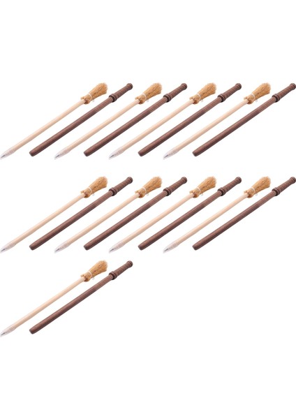 10 Adet Asa Kalemleri Parti Malzemeleri ve 10 Adet Cadı Süpürge Kalemleri, Asa Kalemleri Tema Doğum Günü Iyi Çanta Dolgu Iyilik (Yurt Dışından) modelleri