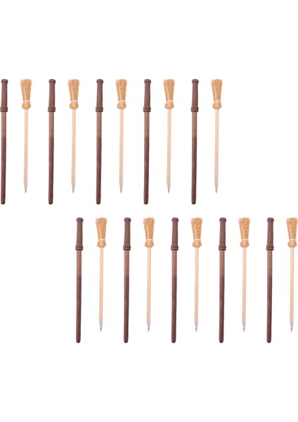 10 Adet Asa Kalemleri Parti Malzemeleri ve 10 Adet Cadı Süpürge Kalemleri, Asa Kalemleri Tema Doğum Günü Iyi Çanta Dolgu Iyilik (Yurt Dışından) fırsatları