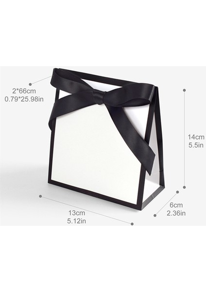 Hediye Çantası Hepburn Style Basit Siyah Beyaz Yay Debriyaj Çantası Kravat Eşarp Mini Hediye Çantası Beyaz (Yurt Dışından) modelleri