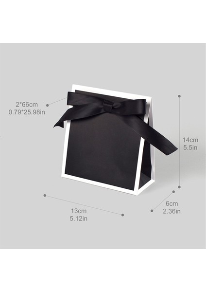 Hediye Çantası Hepburn Style Basit Siyah Beyaz Yay Debriyaj Çantası Kravat Eşarp Mini Hediye Çantası Beyaz (Yurt Dışından) fırsatları