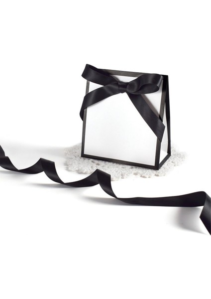 Hediye Çantası Hepburn Style Basit Siyah Beyaz Yay Debriyaj Çantası Kravat Eşarp Mini Hediye Çantası Beyaz (Yurt Dışından) indirimleri