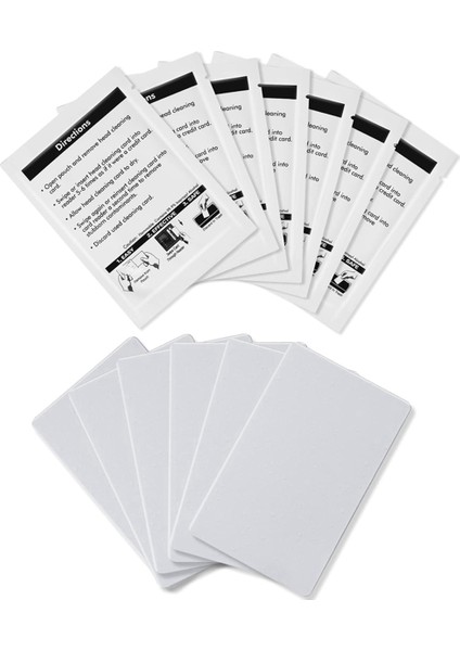 CR80 Temizlik Kartları, Çift Yan Kart Okuyucu Temizleyici, Pos Swipe Terminal Temizleme Kartları CK-CR80 Kart Çipi Temizleyici (30 Pcs) (Yurt Dışından)