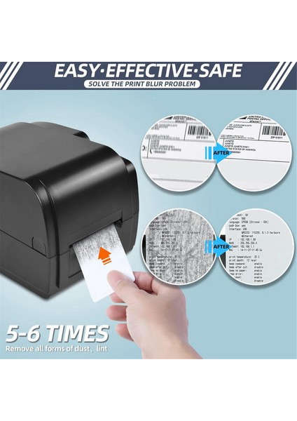 CR80 Temizlik Kartları, Çift Yan Kart Okuyucu Temizleyici, Pos Swipe Terminal Temizleme Kartları CK-CR80 Kart Çipi Temizleyici (30 Pcs) (Yurt Dışından) modelleri