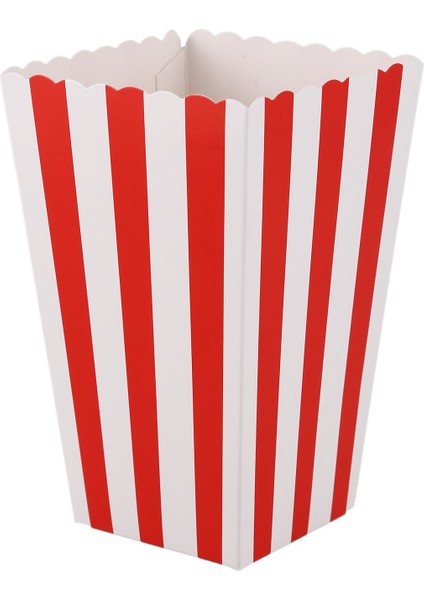 12 Sinema Çizgisi Partiye Edin Küçük Şeker Favor Patlamış Mısır Çanta Kutuları, Kırmızı (Yurt Dışından)