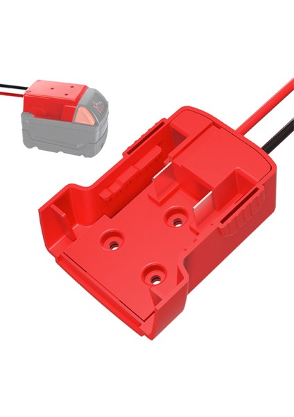 Milwaukee Için Pil Dıy Adaptörü 18V Lityum Pil Güç Tekerlekleri Rc Kamyon Robotik Oyuncaklar Için Sigorta ile Adaptör (Yurt Dışından) fırsatları