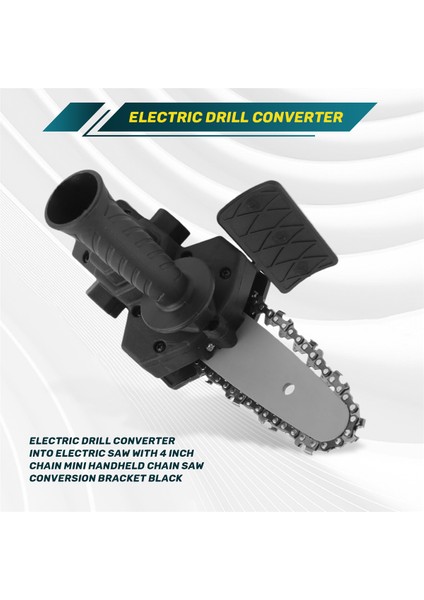 Elektrikli Matkap Dönüştürücü 4 Inç Zincir Mini El Taşınağı Testere Dönüşüm Braketi ile Elektrik Testere (Yurt Dışından) fırsatları