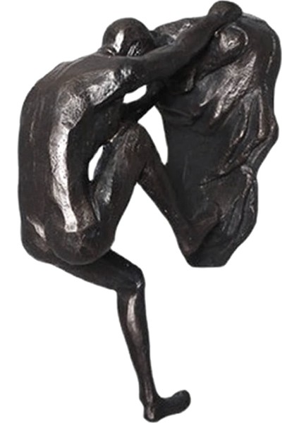 Heykel, Tırmanma Adam Duvar Heykeli, Tırmanma Erkekleri Figürler Duvar Asılı, Modern Siyah Reçine Heykeli, Benzersiz Duvar Dekoru (Yurt Dışından)