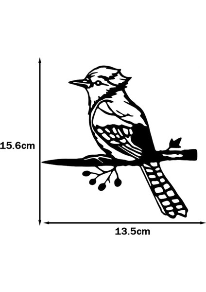Metal Kuş Bahçesi Dekoru - Kuş Plakları Açık Hava Sanatı, Veranda ve Arka Bahçe Süslemeleri - Kadınlar Için Bahçe Hediyeleri (Yurt Dışından) fiyatları